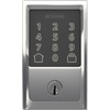 image:imageSchlage Encode Smart WiFi Deadbolt Lock with Touchscreen Keypad Keyless Front Door Entry App Control Alexa Google Home and Airbnb Compatible Matte Black BE489WB GRW 622Bright Chrome