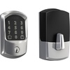 image:imageSchlage Encode Smart WiFi Deadbolt Lock with Touchscreen Keypad Keyless Front Door Entry App Control Alexa Google Home and Airbnb Compatible Matte Black BE489WB GRW 622Bright Chrome