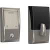 image:imageSchlage Encode Smart WiFi Deadbolt Lock with Touchscreen Keypad Keyless Front Door Entry App Control Alexa Google Home and Airbnb Compatible Matte Black BE489WB GRW 622Satin Nickel