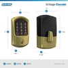 image:imageSchlage Encode Smart WiFi Deadbolt Lock with Touchscreen Keypad Keyless Front Door Entry App Control Alexa Google Home and Airbnb Compatible Matte Black BE489WB GRW 622Satin Brass