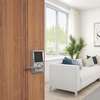 image:imageSchlage Encode Smart WiFi Lock with Lever Handle Touchscreen Keypad Keyless Entry Door Lock App Control Alexa Google Home and Airbnb Compatible Satin Nickel FE789WB CEN 619 LATBright Chrome