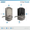 image:imageSchlage Encode Smart WiFi Lock with Lever Handle Touchscreen Keypad Keyless Entry Door Lock App Control Alexa Google Home and Airbnb Compatible Satin Nickel FE789WB CEN 619 LATSatin Nickel