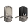 image:imageSchlage Encode Smart WiFi Lock with Lever Handle Touchscreen Keypad Keyless Entry Door Lock App Control Alexa Google Home and Airbnb Compatible Satin Nickel FE789WB CEN 619 LATSatin Nickel
