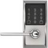image:imageSchlage Encode Smart WiFi Lock with Lever Handle Touchscreen Keypad Keyless Entry Door Lock App Control Alexa Google Home and Airbnb Compatible Satin Nickel FE789WB CEN 619 LATBright Chrome