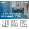 image:imageSchlage Encode Smart WiFi Lock with Lever Handle Touchscreen Keypad Keyless Entry Door Lock App Control Alexa Google Home and Airbnb Compatible Satin Nickel FE789WB CEN 619 LATMatte Black