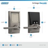 image:imageSchlage Encode Smart WiFi Lock with Lever Handle Touchscreen Keypad Keyless Entry Door Lock App Control Alexa Google Home and Airbnb Compatible Satin Nickel FE789WB CEN 619 LATSatin Nickel