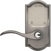 image:imageSchlage Encode Smart WiFi Lock with Lever Handle Touchscreen Keypad Keyless Entry Door Lock App Control Alexa Google Home and Airbnb Compatible Satin Nickel FE789WB CEN 619 LATSatin Nickel