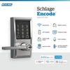 image:imageSchlage Encode Smart WiFi Lock with Lever Handle Touchscreen Keypad Keyless Entry Door Lock App Control Alexa Google Home and Airbnb Compatible Satin Nickel FE789WB CEN 619 LATBright Chrome