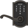image:imageSchlage Touch Camelot Electronic Lock with Lever Handle Touchscreen Keypad Keyless Front Door Entry Satin Nickel FE695 CAM 619 FLAAged Bronze