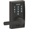 image:imageSchlage Touch Camelot Electronic Lock with Lever Handle Touchscreen Keypad Keyless Front Door Entry Satin Nickel FE695 CAM 619 FLAAged Bronze