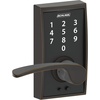 image:imageSchlage Touch Camelot Electronic Lock with Lever Handle Touchscreen Keypad Keyless Front Door Entry Satin Nickel FE695 CAM 619 FLAAged Bronze