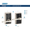 image:imageSchlage Touch Camelot Electronic Lock with Lever Handle Touchscreen Keypad Keyless Front Door Entry Satin Nickel FE695 CAM 619 FLAAged Bronze