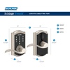 image:imageSchlage Touch Camelot Electronic Lock with Lever Handle Touchscreen Keypad Keyless Front Door Entry Satin Nickel FE695 CAM 619 FLAAged Bronze