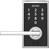 image:imageSchlage Touch Camelot Electronic Lock with Lever Handle Touchscreen Keypad Keyless Front Door Entry Satin Nickel FE695 CAM 619 FLABright Chrome