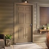 image:imageSchlage Touch Camelot Electronic Lock with Lever Handle Touchscreen Keypad Keyless Front Door Entry Satin Nickel FE695 CAM 619 FLAMatte Black