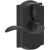 image:imageSchlage Touch Camelot Electronic Lock with Lever Handle Touchscreen Keypad Keyless Front Door Entry Satin Nickel FE695 CAM 619 FLAMatte Black