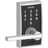 image:imageSchlage Touch Camelot Electronic Lock with Lever Handle Touchscreen Keypad Keyless Front Door Entry Satin Nickel FE695 CAM 619 FLASatin Chrome