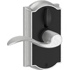 image:imageSchlage Touch Camelot Electronic Lock with Lever Handle Touchscreen Keypad Keyless Front Door Entry Satin Nickel FE695 CAM 619 FLASatin Chrome