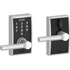 image:imageSchlage Touch Camelot Electronic Lock with Lever Handle Touchscreen Keypad Keyless Front Door Entry Satin Nickel FE695 CAM 619 FLASatin Chrome