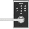 image:imageSchlage Touch Camelot Electronic Lock with Lever Handle Touchscreen Keypad Keyless Front Door Entry Satin Nickel FE695 CAM 619 FLASatin Chrome