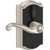 image:imageSchlage Touch Camelot Electronic Lock with Lever Handle Touchscreen Keypad Keyless Front Door Entry Satin Nickel FE695 CAM 619 FLASatin Nickel