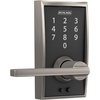 image:imageSchlage Touch Camelot Electronic Lock with Lever Handle Touchscreen Keypad Keyless Front Door Entry Satin Nickel FE695 CAM 619 FLASatin Nickel