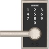 image:imageSchlage Touch Camelot Electronic Lock with Lever Handle Touchscreen Keypad Keyless Front Door Entry Satin Nickel FE695 CAM 619 FLASatin Nickel