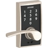 image:imageSchlage Touch Camelot Electronic Lock with Lever Handle Touchscreen Keypad Keyless Front Door Entry Satin Nickel FE695 CAM 619 FLASatin Nickel