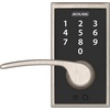 image:imageSchlage Touch Camelot Electronic Lock with Lever Handle Touchscreen Keypad Keyless Front Door Entry Satin Nickel FE695 CAM 619 FLASatin Nickel