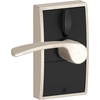 image:imageSchlage Touch Camelot Electronic Lock with Lever Handle Touchscreen Keypad Keyless Front Door Entry Satin Nickel FE695 CAM 619 FLASatin Nickel