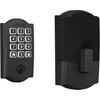 image:imageSchlage Arrive Smart WiFi Deadbolt Lock with Keypad Keyless Entry Front Door Lock App Control Alexa and Google Home Compatible Matte Black BE459WB CEN 622Matte Black