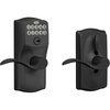 image:imageSchlage Camelot Keypad Lock with Lever Handle Electronic Keyless Door Entry Flex Lock AutoLock Option Satin Nickel FE595 CAM 619 ACCMatte Black