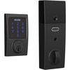 image:imageSchlage Connect Smart Deadbolt Lock with Touchscreen Keypad Keyless Front Door Entry ZWave Plus Compatible Satin Nickel BE469ZP CAM 619Matte Black