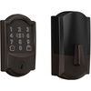 image:imageSchlage Encode Plus Smart WiFi Lock for Front Door Keyless Entry Deadbolt Unlock with Apple Watch Builtin WiFi and App Control Easy Install Alexa amp Apple HomeKit Compatible Matte BlackAged Bronze