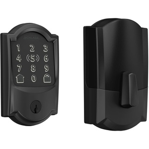 image:imageSchlage Encode Plus Smart WiFi Lock for Front Door Keyless Entry Deadbolt Unlock with Apple Watch Builtin WiFi and App Control Easy Install Alexa amp Apple HomeKit Compatible Matte BlackMatte Black