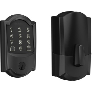 image:imageSchlage Encode Smart WiFi Deadbolt Lock with Touchscreen Keypad Keyless Front Door Entry App Control Alexa Google Home and Airbnb Compatible Matte Black BE489WB GRW 622Matte Black