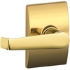 image:imageSCHLAGE F40 ELA 626 CEN Century Collection with Elan Privacy Lever Satin ChromeBright Brass