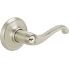 image:imageSCHLAGE Lock CO Satin Nickel F51VFLA619 Flair Entry Locks Size