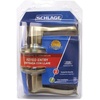image:imageSCHLAGE Lock CO Satin Nickel F51VFLA619 Flair Entry Locks Size