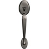 image:imageSCHLAGE Plymouth Front Entry Handle Flair RightHanded Interior Lever Aged Bronze FE285 PLY 716 FLA RHAntique Pewter