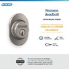image:imageSchlage B60 RMN 619 Deadbolt with Remsen Trim Keyed 1 Side Highest Residential Security Satin Nickel