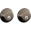 image:imageSchlage B60N605 Bright BrassAntique Pewter