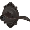 image:imageSchlage F10 ACC 622 Accent Door Lever Hall amp Closet Passage Lock Matte BlackAged Bronze
