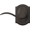image:imageSchlage F10 ACC 622 Accent Door Lever Hall amp Closet Passage Lock Matte BlackAged Bronze