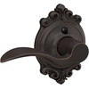 image:imageSchlage F10 ACC 622 Accent Door Lever Hall amp Closet Passage Lock Matte BlackAged Bronze