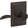 image:imageSchlage F10 ACC 622 Accent Door Lever Hall amp Closet Passage Lock Matte BlackAged Bronze