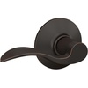 image:imageSchlage F10 ACC 622 Accent Door Lever Hall amp Closet Passage Lock Matte BlackAged Bronze