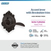 image:imageSchlage F10 ACC 622 Accent Door Lever Hall amp Closet Passage Lock Matte BlackAged Bronze
