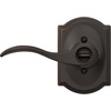 image:imageSchlage F10 ACC 622 Accent Door Lever Hall amp Closet Passage Lock Matte BlackAged Bronze