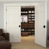 image:imageSchlage F10 ACC 622 Accent Door Lever Hall amp Closet Passage Lock Matte BlackAged Bronze